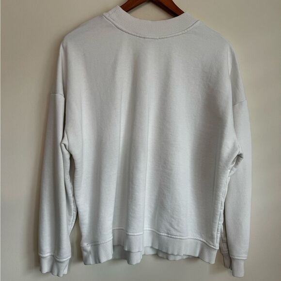 ‘Paris’ sweatshirt with colored velour letter patches - Picture 2 of 5